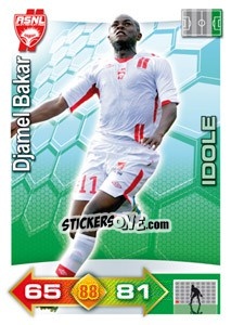 Sticker Djamel Bakar - FOOT 2011-2012. Adrenalyn XL - Panini