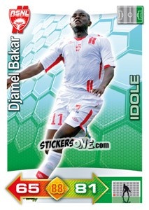 Cromo Djamel Bakar - FOOT 2011-2012. Adrenalyn XL n. 207 - Panini