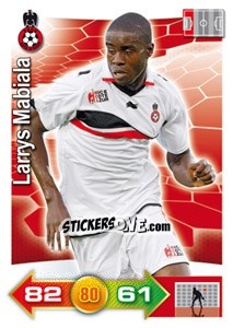 Sticker Larrys Mabiala - FOOT 2011-2012. Adrenalyn XL n. 211 - Panini