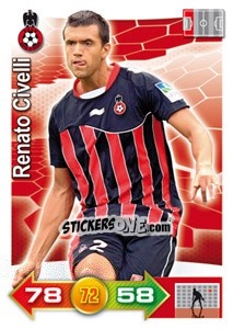 Sticker Renato Civelli - FOOT 2011-2012. Adrenalyn XL n. 213 - Panini