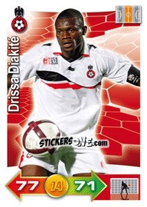 Sticker Drissa Diakité - FOOT 2011-2012. Adrenalyn XL - Panini