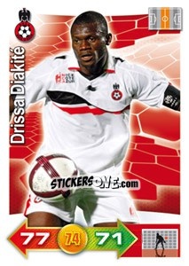Sticker Drissa Diakité - FOOT 2011-2012. Adrenalyn XL n. 214 - Panini