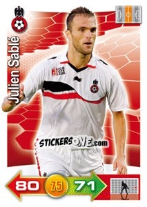 Sticker Julien Sablé - FOOT 2011-2012. Adrenalyn XL n. 217 - Panini