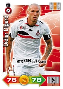 Sticker Didier Digard - FOOT 2011-2012. Adrenalyn XL n. 218 - Panini