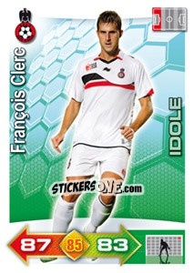 Sticker François Clerc - FOOT 2011-2012. Adrenalyn XL - Panini