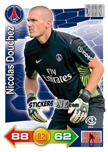 Sticker Nicolas Douchez - FOOT 2011-2012. Adrenalyn XL n. 225 - Panini