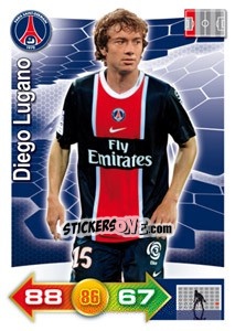 Sticker Diego Lugano - FOOT 2011-2012. Adrenalyn XL - Panini