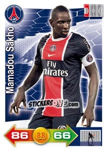 Sticker Mamadou Sakho - FOOT 2011-2012. Adrenalyn XL - Panini