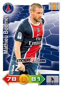 Sticker Mathieu Bodmer - FOOT 2011-2012. Adrenalyn XL - Panini