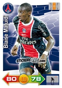 Sticker Blaise Matuidi - FOOT 2011-2012. Adrenalyn XL n. 234 - Panini