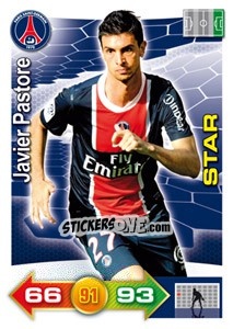 Sticker Javier Pastore - FOOT 2011-2012. Adrenalyn XL n. 237 - Panini