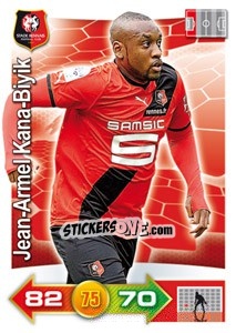 Sticker Jean Armel Kana-Biyik - FOOT 2011-2012. Adrenalyn XL - Panini