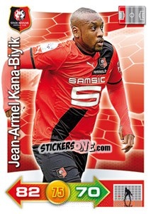 Sticker Jean Armel Kana-Biyik - FOOT 2011-2012. Adrenalyn XL n. 243 - Panini