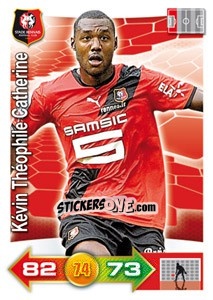 Cromo Kévin  Théophile Catherine - FOOT 2011-2012. Adrenalyn XL n. 244 - Panini