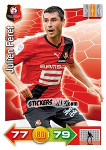 Sticker Julien Féret - FOOT 2011-2012. Adrenalyn XL n. 248 - Panini