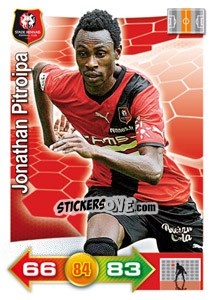 Cromo Jonathan Pitroipa - FOOT 2011-2012. Adrenalyn XL n. 249 - Panini