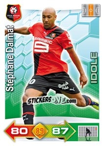 Sticker Stéphane Dalmat - FOOT 2011-2012. Adrenalyn XL n. 255 - Panini