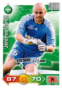 Figurina Jérémie Janot - FOOT 2011-2012. Adrenalyn XL - Panini