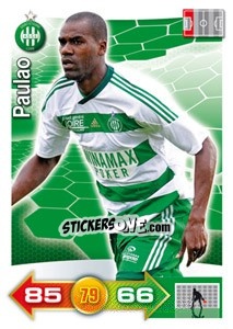 Sticker Paulao - FOOT 2011-2012. Adrenalyn XL n. 259 - Panini