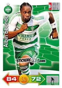 Sticker Albin Ebondo - FOOT 2011-2012. Adrenalyn XL n. 260 - Panini