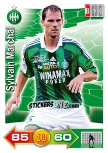 Sticker Sylvain Marchal - FOOT 2011-2012. Adrenalyn XL n. 261 - Panini