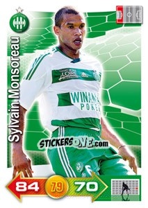 Sticker Sylvain Monsoreau - FOOT 2011-2012. Adrenalyn XL n. 262 - Panini