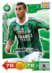 Sticker Faouzi Ghoulam - FOOT 2011-2012. Adrenalyn XL n. 266 - Panini