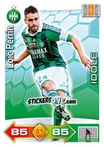 Sticker Loïc Perrin - FOOT 2011-2012. Adrenalyn XL - Panini