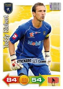 Cromo Teddy Richert - FOOT 2011-2012. Adrenalyn XL - Panini