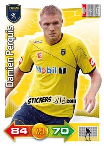 Sticker Damien Perquis - FOOT 2011-2012. Adrenalyn XL - Panini
