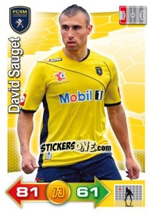 Figurina David Sauget - FOOT 2011-2012. Adrenalyn XL - Panini