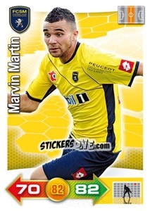 Sticker Marvin Martin - FOOT 2011-2012. Adrenalyn XL n. 280 - Panini