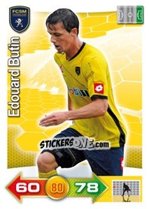 Sticker Edouard Butin - FOOT 2011-2012. Adrenalyn XL n. 282 - Panini