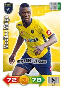 Figurina Modibo Maïga - FOOT 2011-2012. Adrenalyn XL - Panini