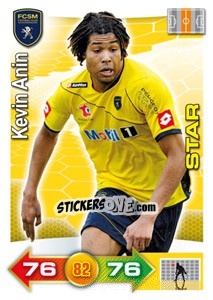 Figurina Kévin Anin - FOOT 2011-2012. Adrenalyn XL - Panini