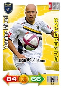 Sticker Yassine Mikari - FOOT 2011-2012. Adrenalyn XL - Panini