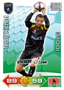 Sticker Teddy Richert - FOOT 2011-2012. Adrenalyn XL - Panini