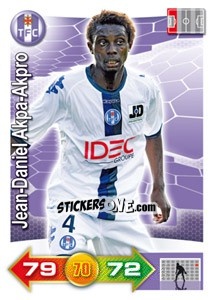 Sticker Jean-Daniel Akpa Akpro - FOOT 2011-2012. Adrenalyn XL n. 290 - Panini