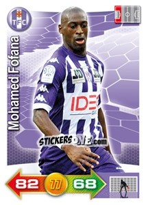 Sticker Mohamed Fofana - FOOT 2011-2012. Adrenalyn XL - Panini