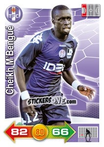 Cromo Cheikh M'Bengué - FOOT 2011-2012. Adrenalyn XL - Panini