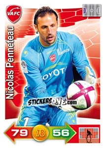 Cromo Nicolas Penneteau - FOOT 2011-2012. Adrenalyn XL - Panini