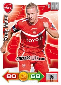 Sticker Rudy Mater - FOOT 2011-2012. Adrenalyn XL n. 308 - Panini