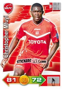 Figurina Christopher Mfuyi - FOOT 2011-2012. Adrenalyn XL - Panini