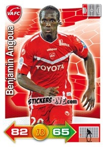 Sticker Benjamin Angoua - FOOT 2011-2012. Adrenalyn XL n. 310 - Panini