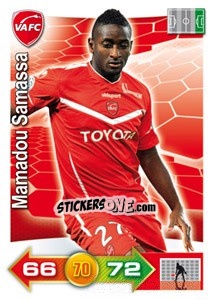 Sticker Mamadou Samassa - FOOT 2011-2012. Adrenalyn XL - Panini