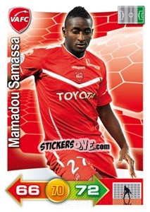 Sticker Mamadou Samassa - FOOT 2011-2012. Adrenalyn XL n. 316 - Panini