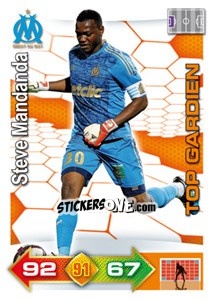 Sticker Steve Mandanda - FOOT 2011-2012. Adrenalyn XL n. 325 - Panini