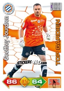 Sticker Geoffrey Jourdren - FOOT 2011-2012. Adrenalyn XL - Panini