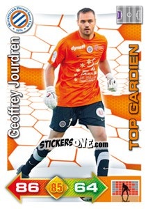 Sticker Geoffrey Jourdren - FOOT 2011-2012. Adrenalyn XL n. 326 - Panini