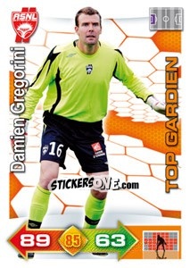 Sticker Damien Gregorini - FOOT 2011-2012. Adrenalyn XL n. 327 - Panini